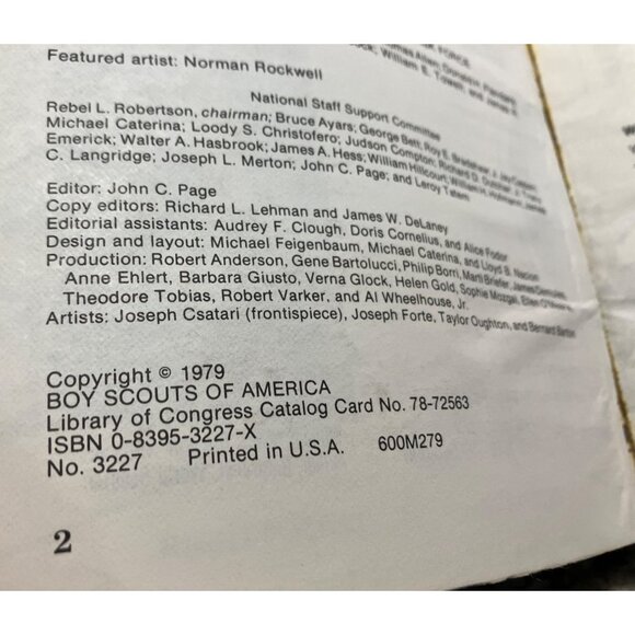 Official Boy Scout Handbook 1979 Ninth Edition First Printing - Picture 3 of 16